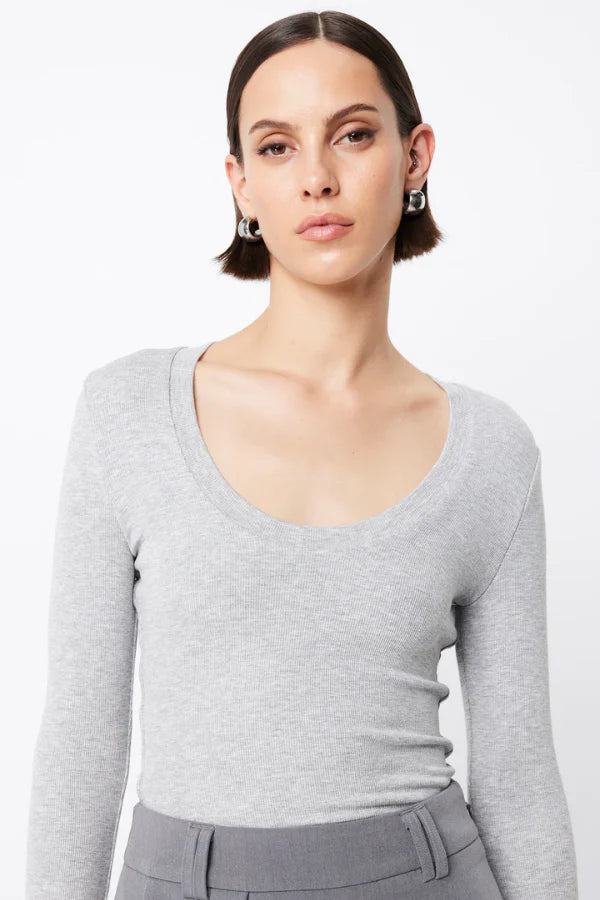 Mossman - Lincoln Top - Grey Marle