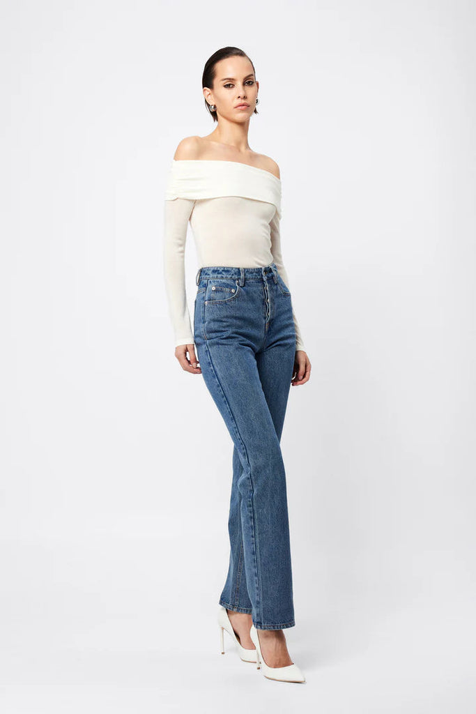 Mossman - Maine Off Shoulder Top - White