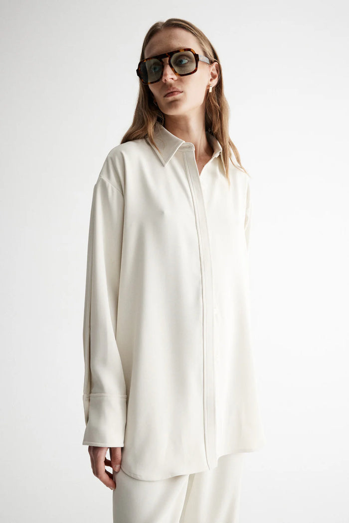 Elka - Edra Long Sleeve Shirt - Ecru