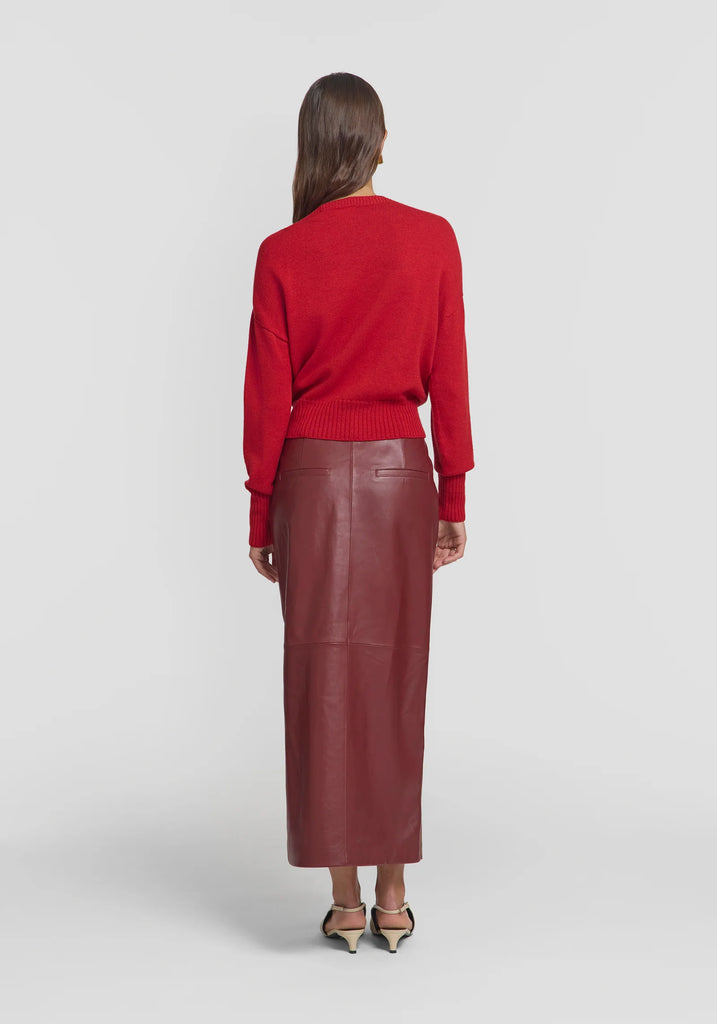 Viktoria & Woods - Hart Merino Cardigan - Fire Red
