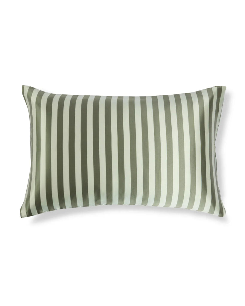 Hommey - Silk Pillowcase - Wasabi Stripes (Online Only)