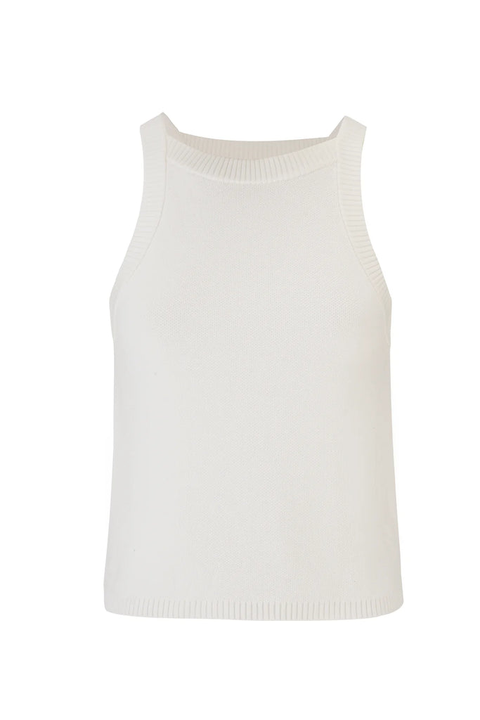 Sancia - The Tash Knit Tank - White