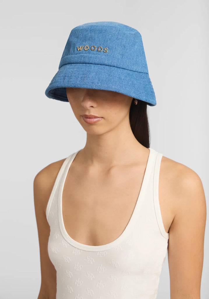 Viktoria & Woods - Woods Metal Bucket Hat - Denim Blue