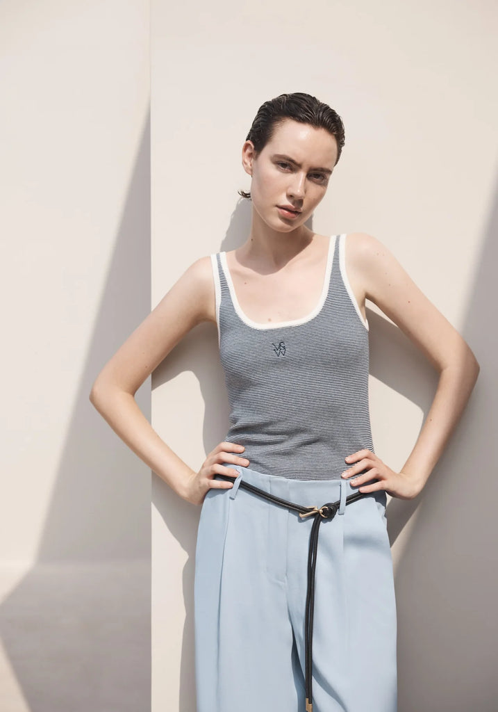 Viktoria & Woods - Chronicle Tank - French Navy Stripe