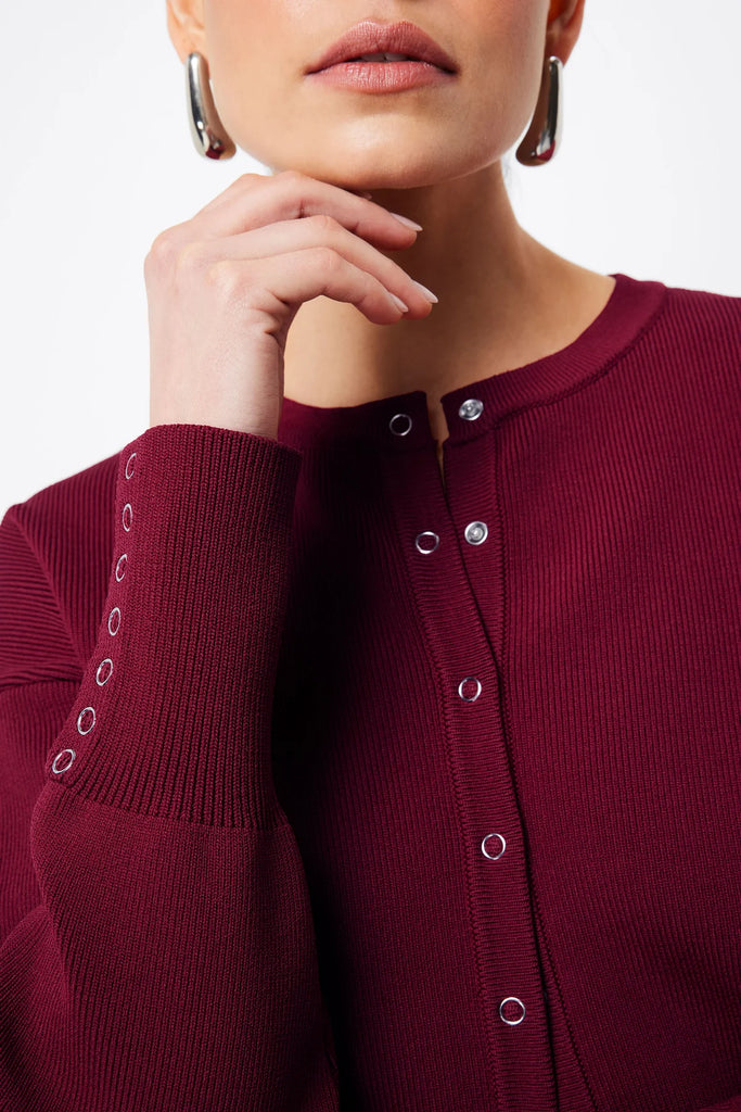 Mossman - Manhattan Cardigan - Crimson