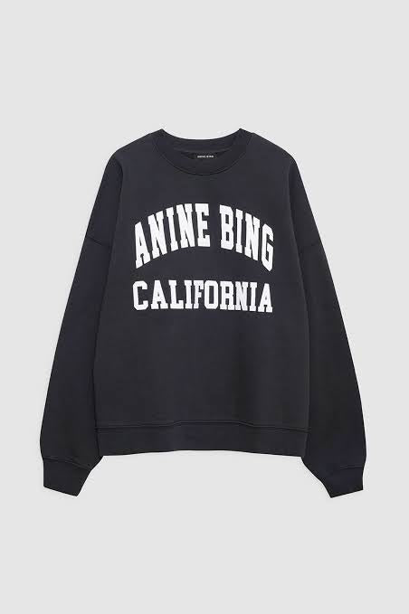 Anine Bing - Miles Sweatshirt Anine Bing - Vintage Black