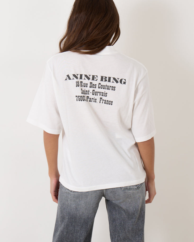 Anine Bing - Avi Tee Paris - Ivory