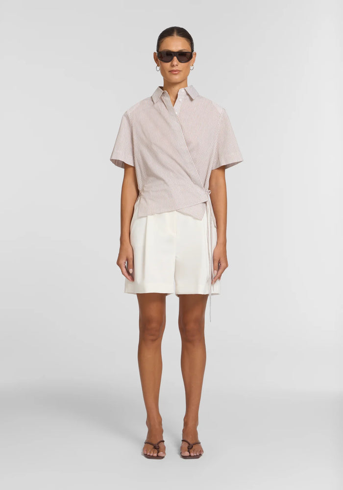 Viktoria & Woods - Chaplain Shirt - Cosmos Stripe