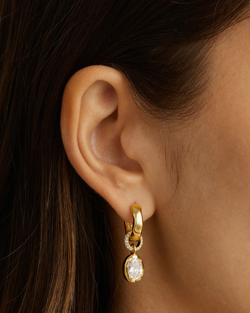 By Charlotte - Stay Wild Earrings - 18k Gold Vermeil