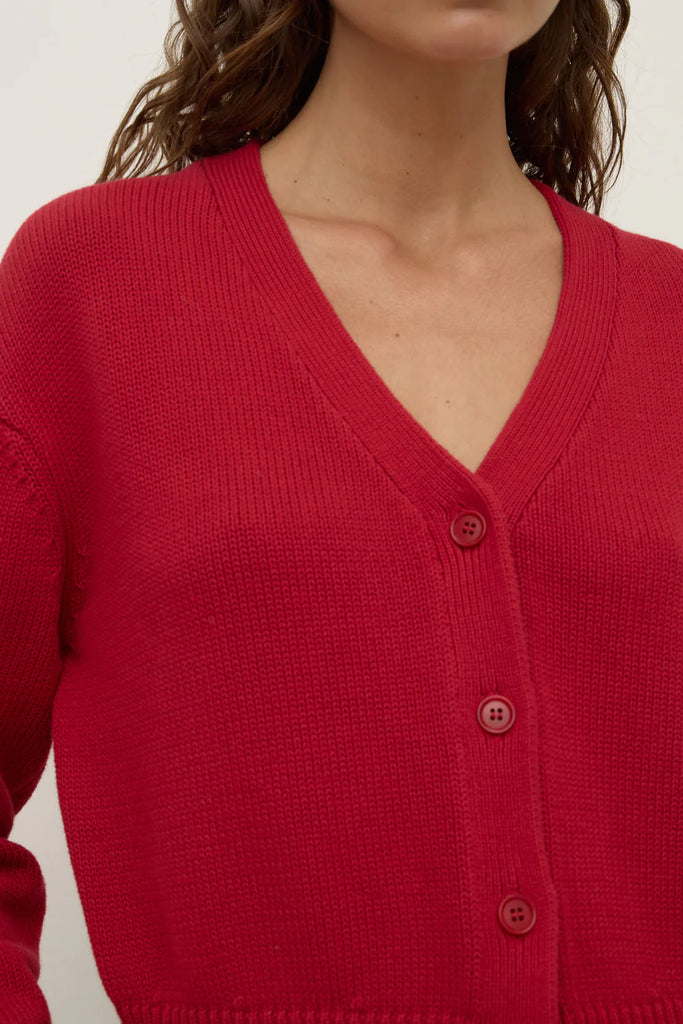 Assembly - Meri Knit Cardigan - Mulberry