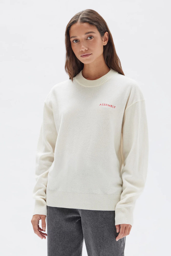 Assembly - Pax Wool Knit - Cream/Red