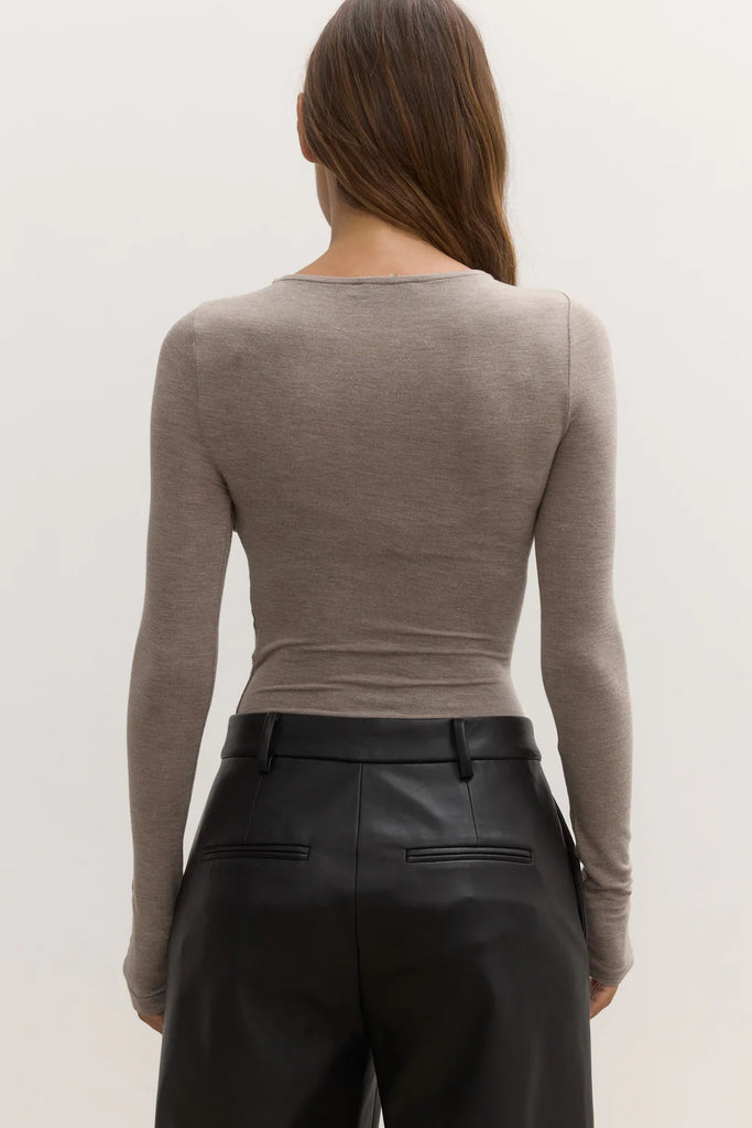 Bayse - Mila Bodysuit - Grey Marle