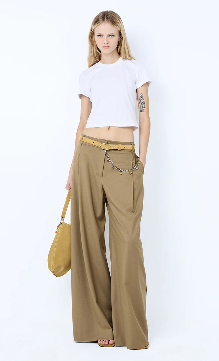 Bec & Bridge - Faye Wide Leg Pant - Olive