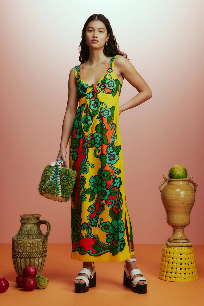 Alemais - Flame Midi Dress