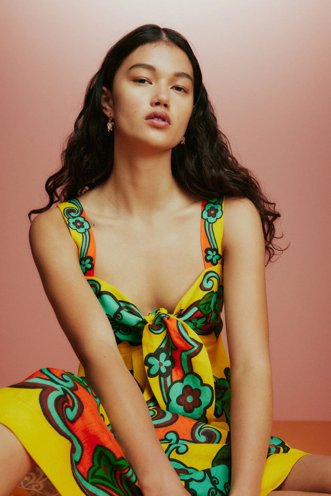 Alemais - Flame Midi Dress
