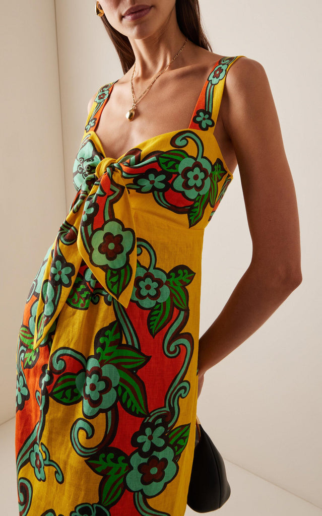 alemais flame midi dress ALMAIS Flame Midi Dress