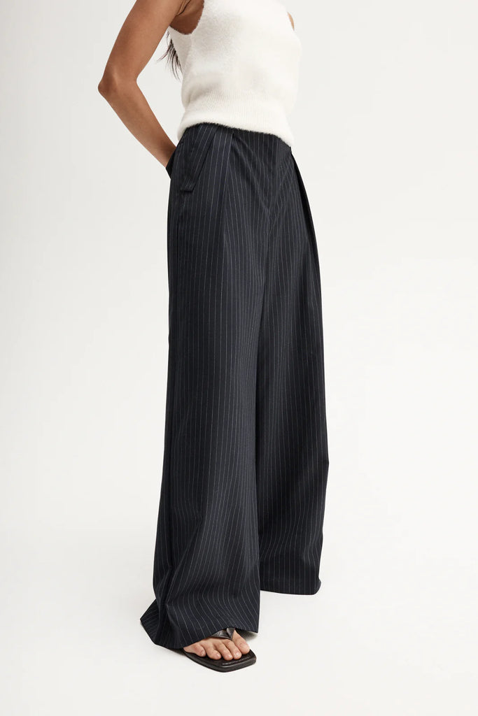 Elka - Tobias Pant - Midnight Navy Pinstripe