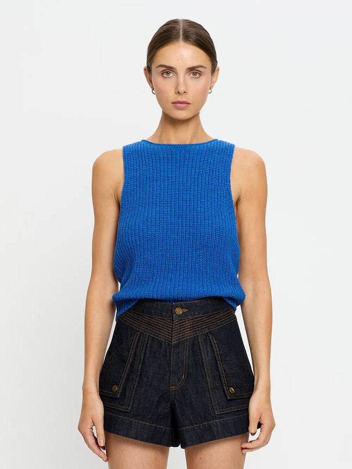 Kivari - Ivy Knit Cami - Cobalt Blue