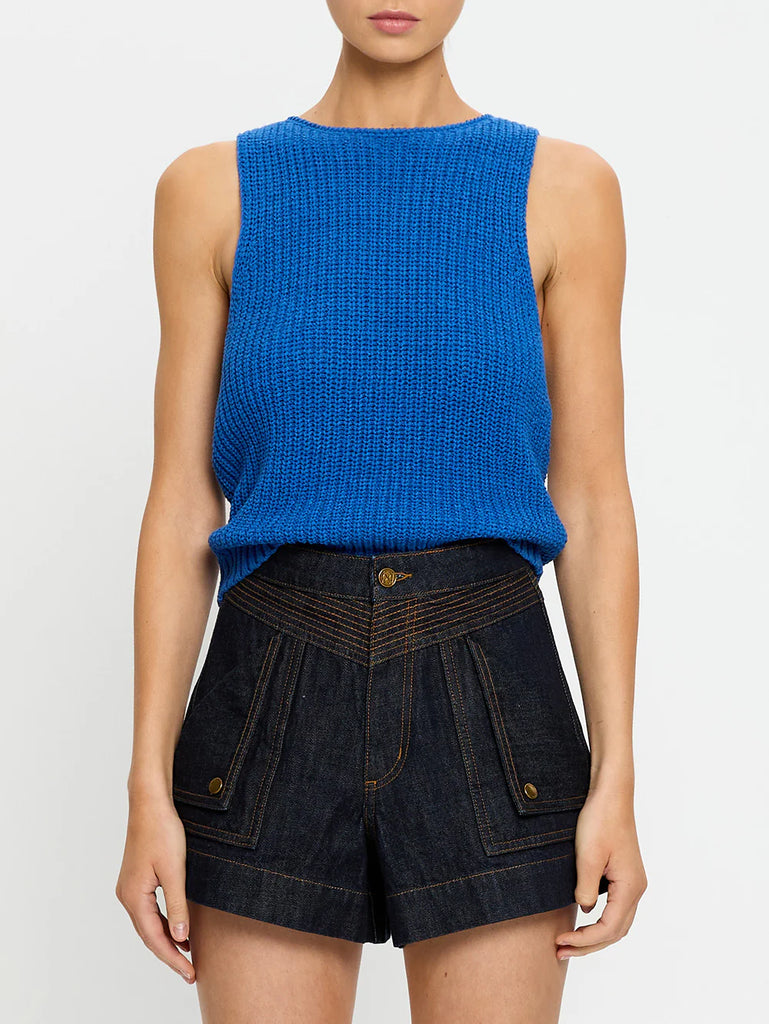 Kivari - Ivy Knit Cami - Cobalt Blue
