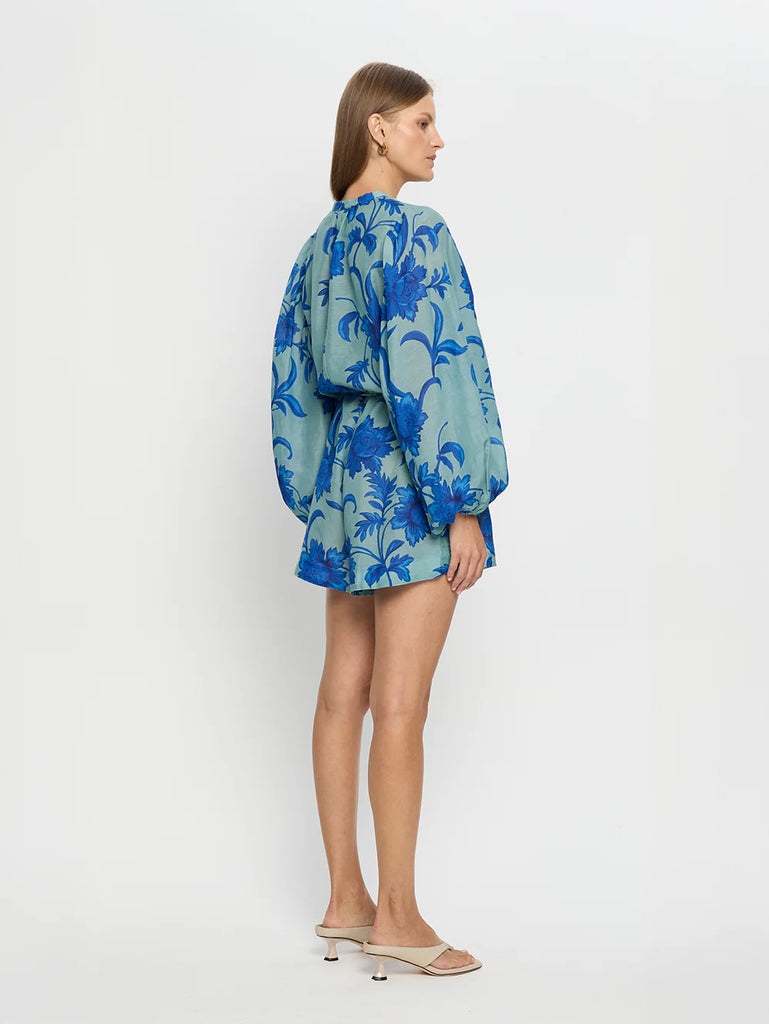 Kivari - Juniper Playsuit - Cobalt Blue/Green