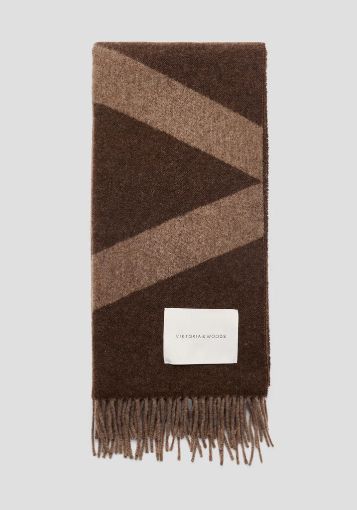 Viktoria & Woods - Snowdrift Scarf - Chocolate