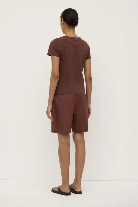 Assembly - Indi Short Sleeve Tee Espresso
