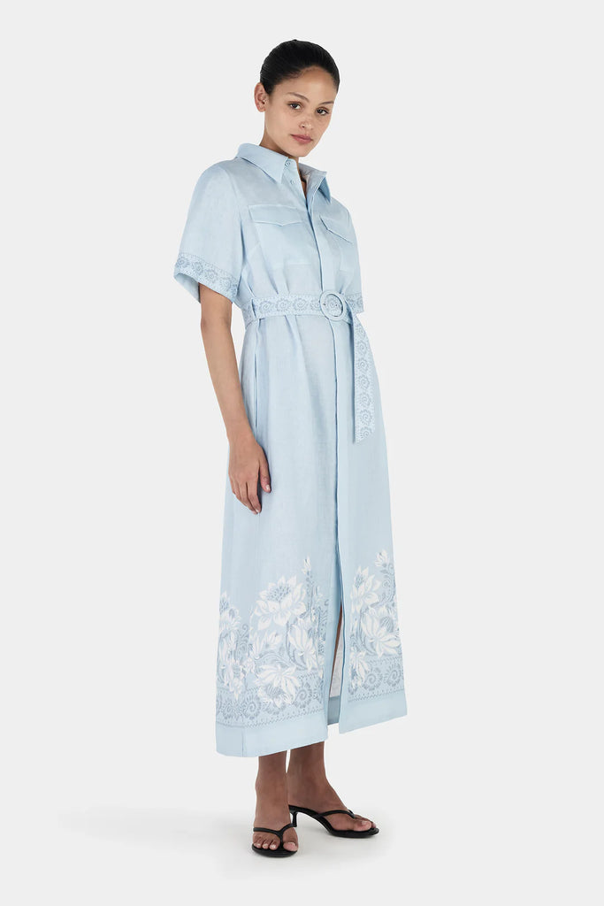 Hansen & Gretel - Joe Linen Midi Dress - Bells Beach