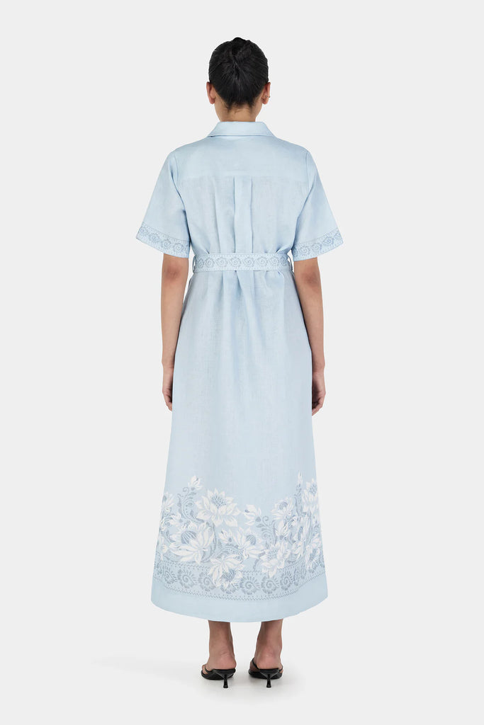 Hansen & Gretel - Joe Linen Midi Dress - Bells Beach