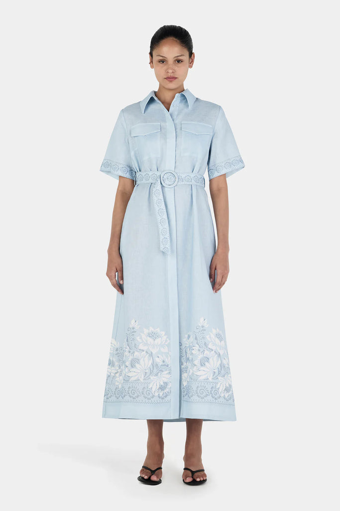 Hansen & Gretel - Joe Linen Midi Dress - Bells Beach