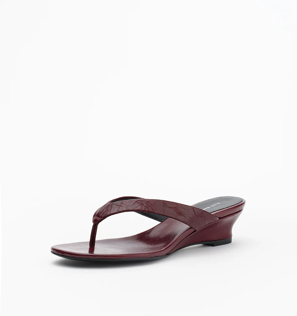 Alias Mae - Jilly - Burgundy Oily Crinkle