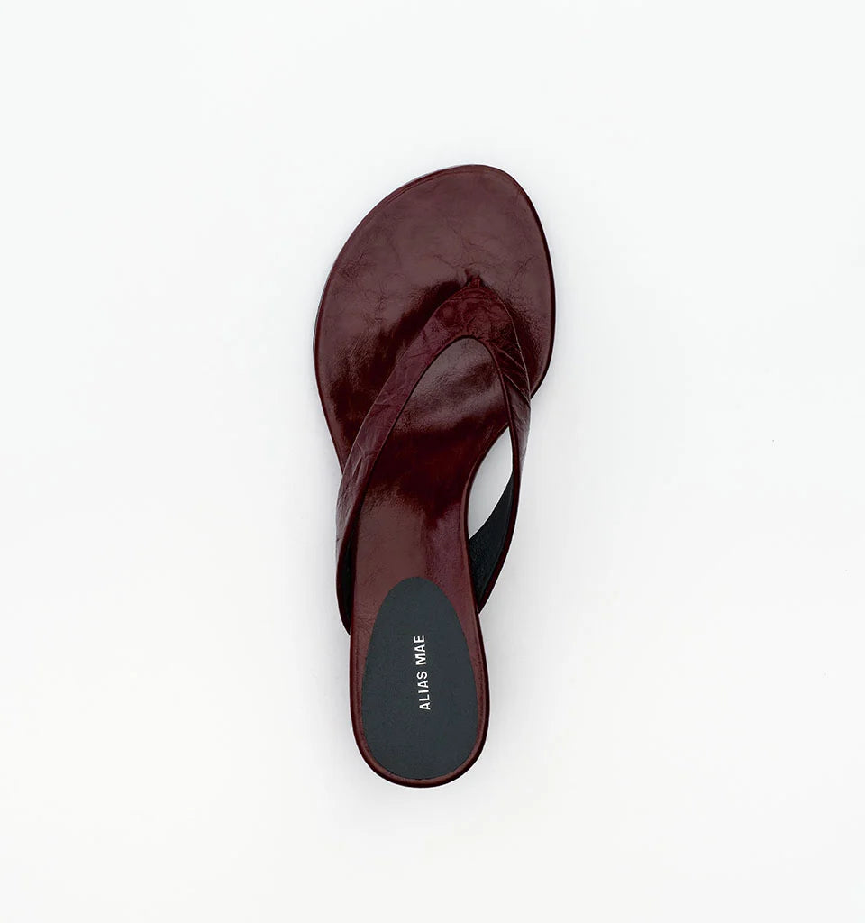 Alias Mae - Jilly - Burgundy Oily Crinkle