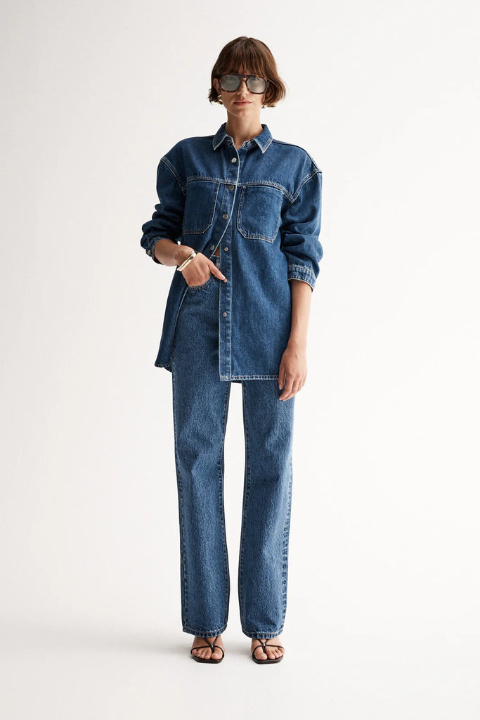 Elka - Odin Denim Shirt - Dark Indigo