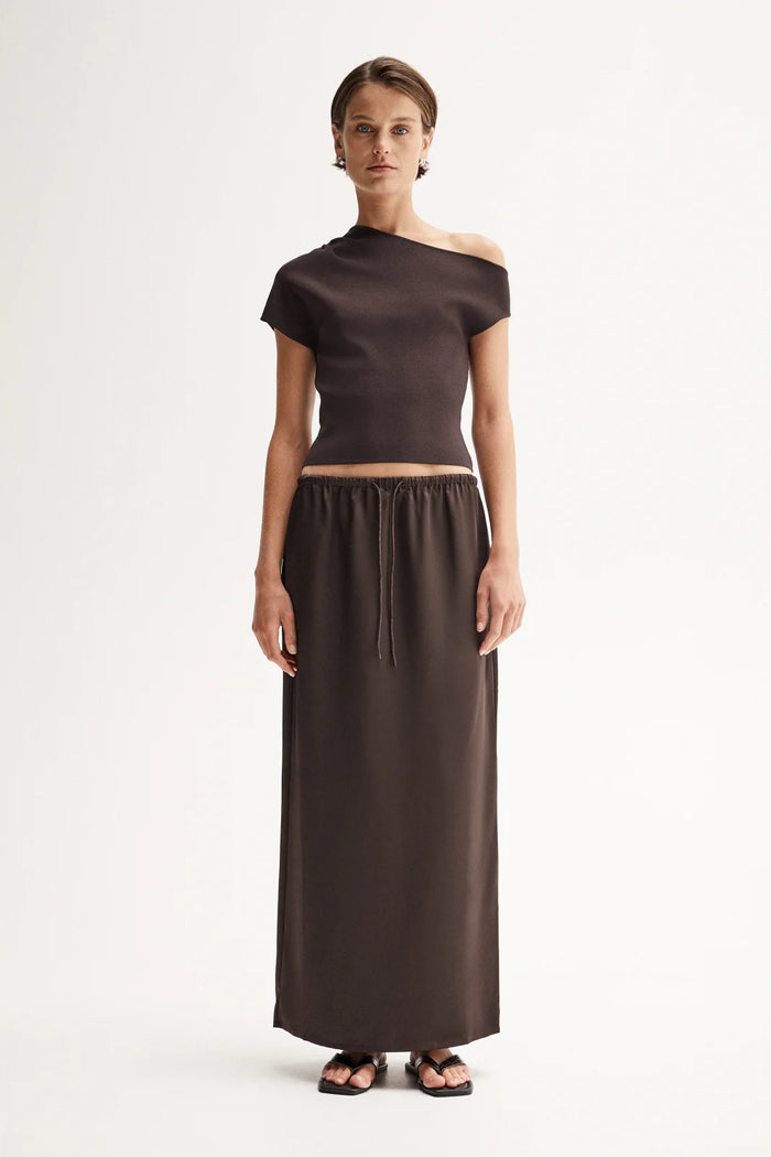 Elka - Mina Maxi Skirt - Chocolate