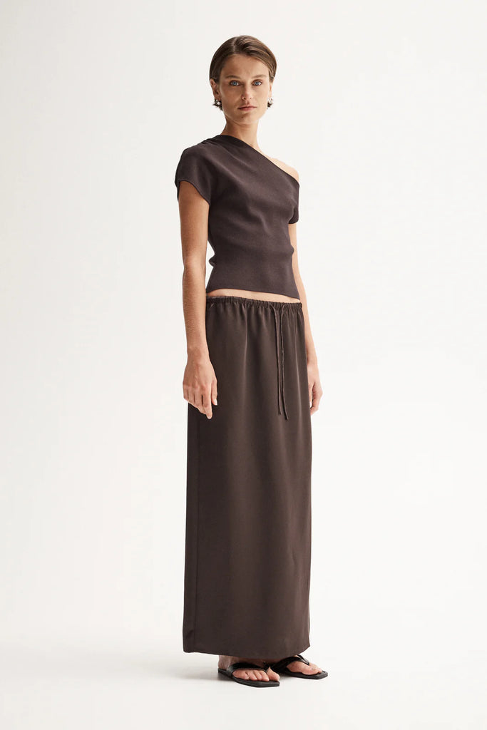Elka - Mina Maxi Skirt - Chocolate