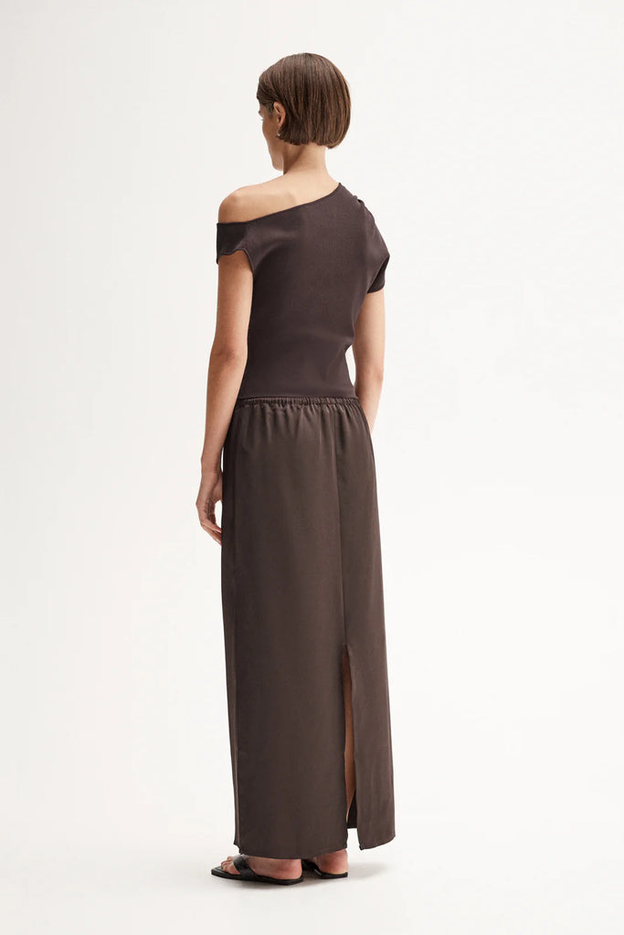 Elka - Mina Maxi Skirt - Chocolate