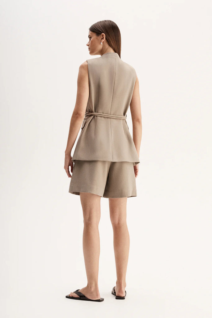 Elka- Lora Vest- Taupe