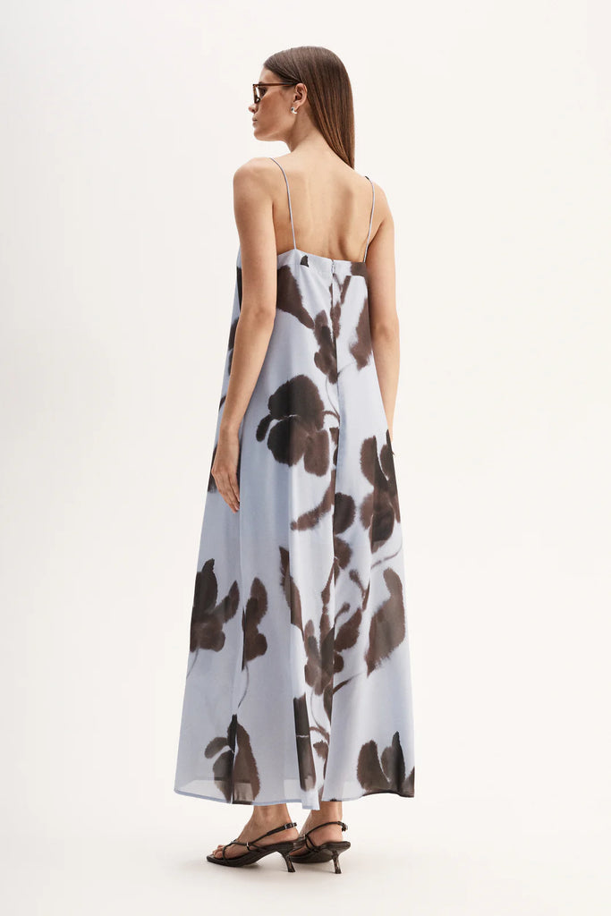 Elka- Monet Maxi Dress- Chocolate Floral Print
