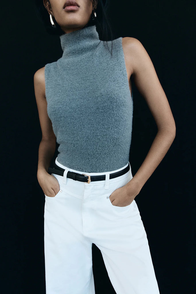 Elka - Ronnie Knit Top - Grey