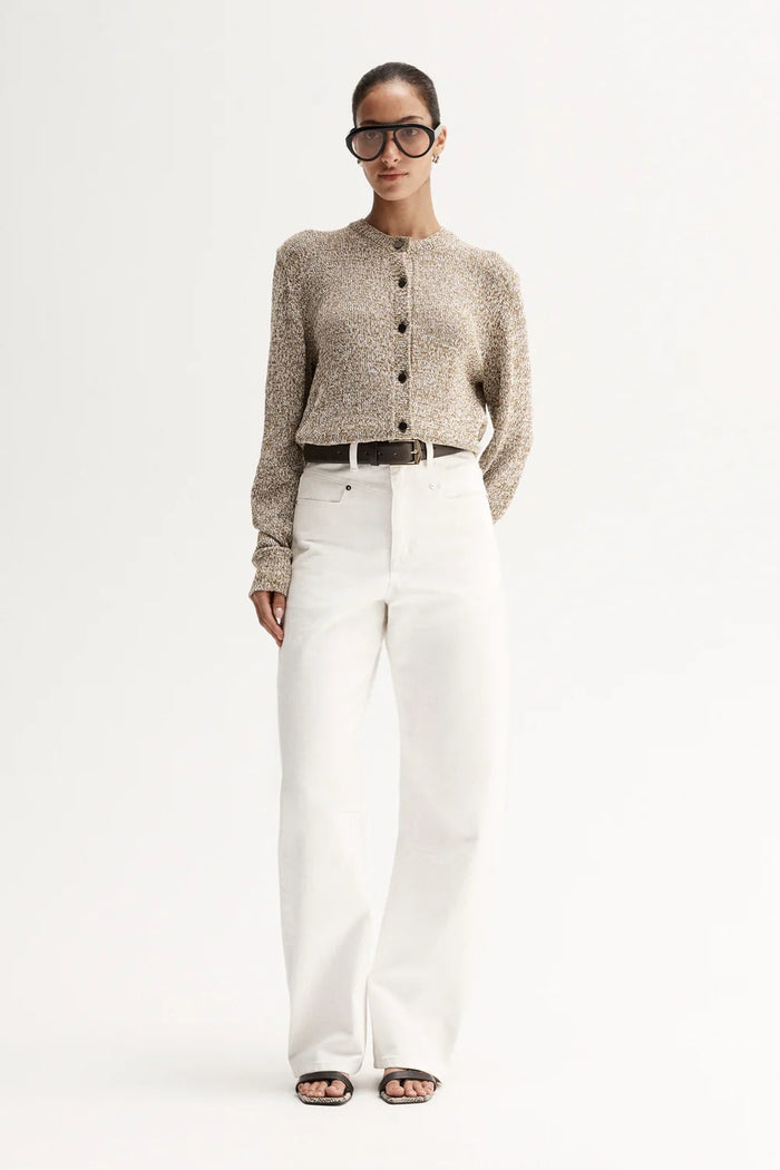 Elka - Hale Knit Cardigan - Moss Mix