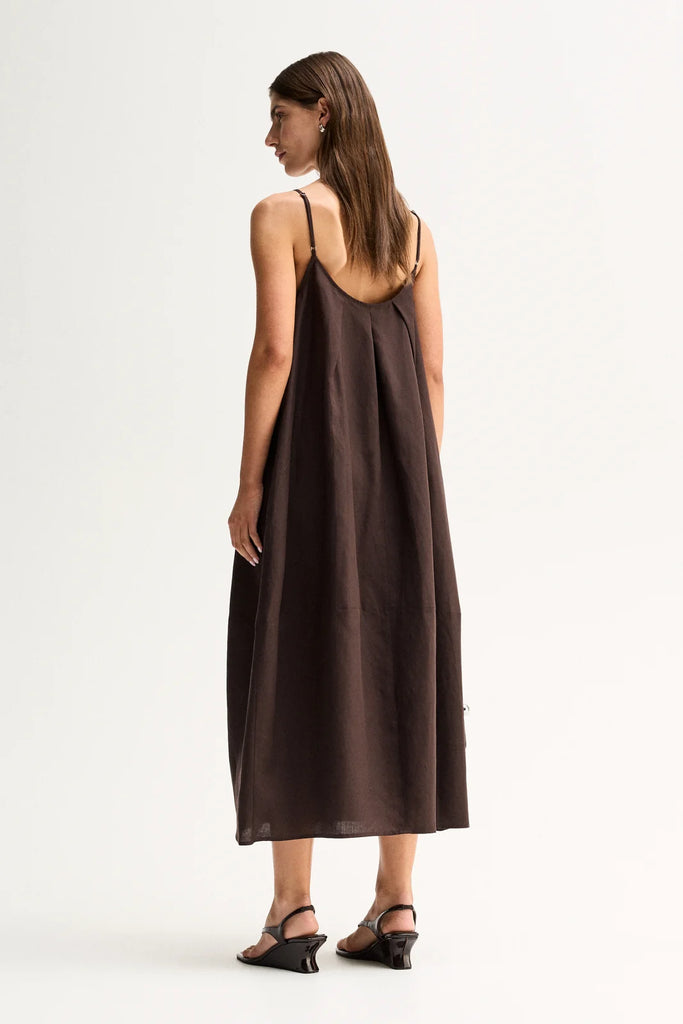 Elka - Carlo Maxi Dress - Chocolate