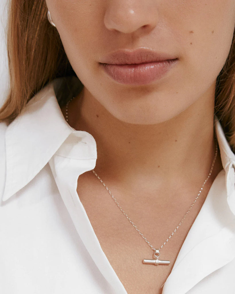 Kirstin Ash - Roam T-Bar Necklace -Sterling Silver
