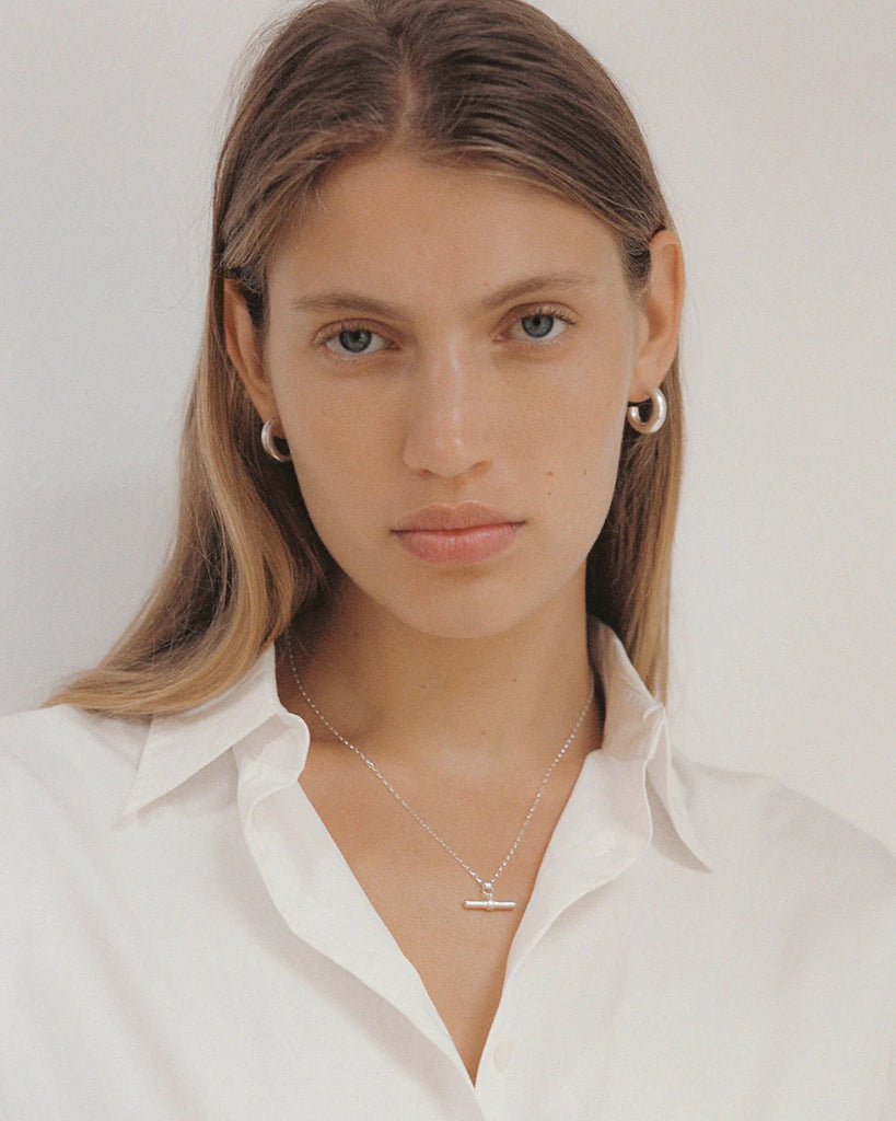 Kirstin Ash - Roam T-Bar Necklace -Sterling Silver