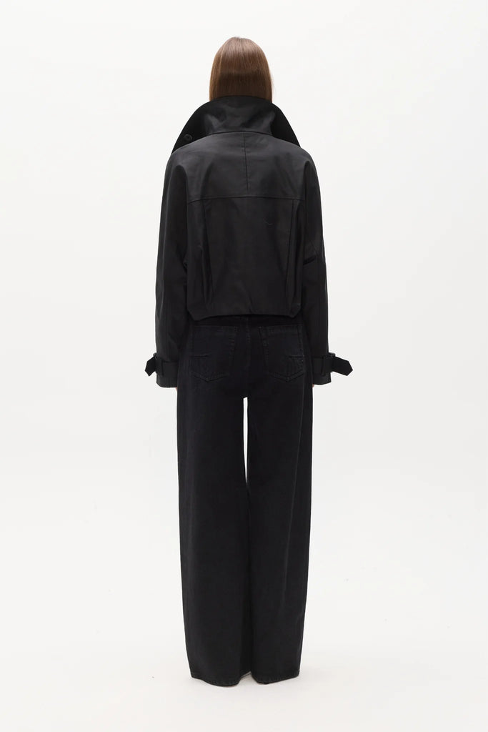 Bayse - Koa Cropped Coat - Black