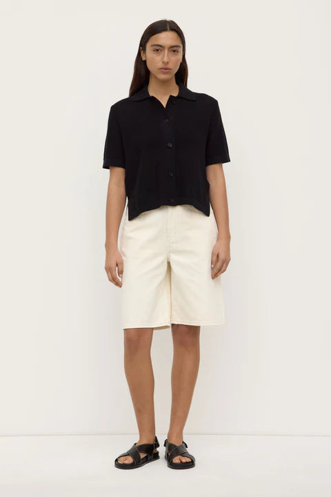 Assembly Label - Kismet Knit Short Sleeve Shirt - Black