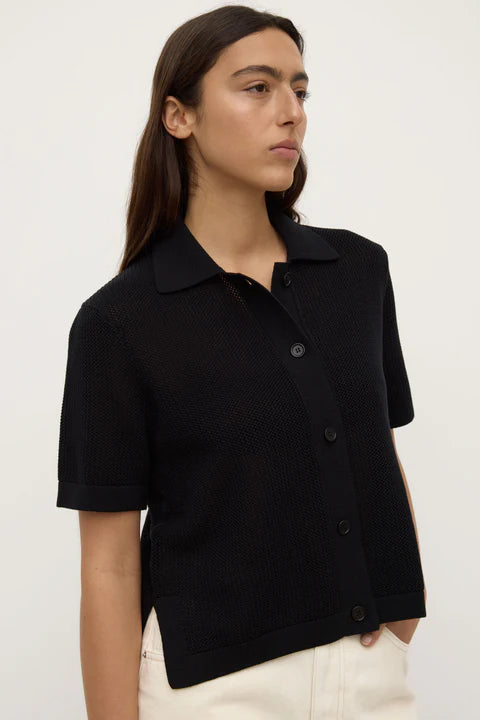 Assembly Label - Kismet Knit Short Sleeve Shirt - Black