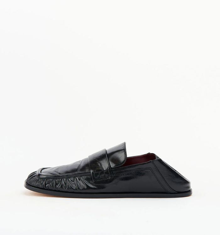 Alias Mae - Kruz - Black Oily Crinkle Leather