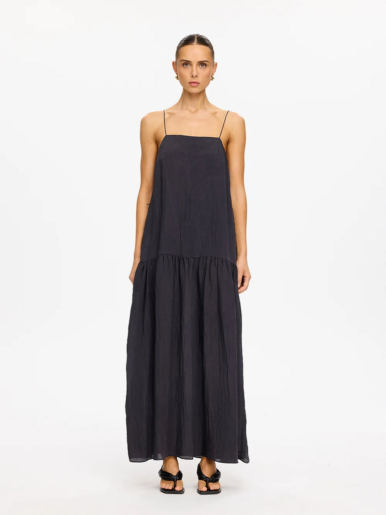 Kivari- Uma Maxi Dress- Charcoal