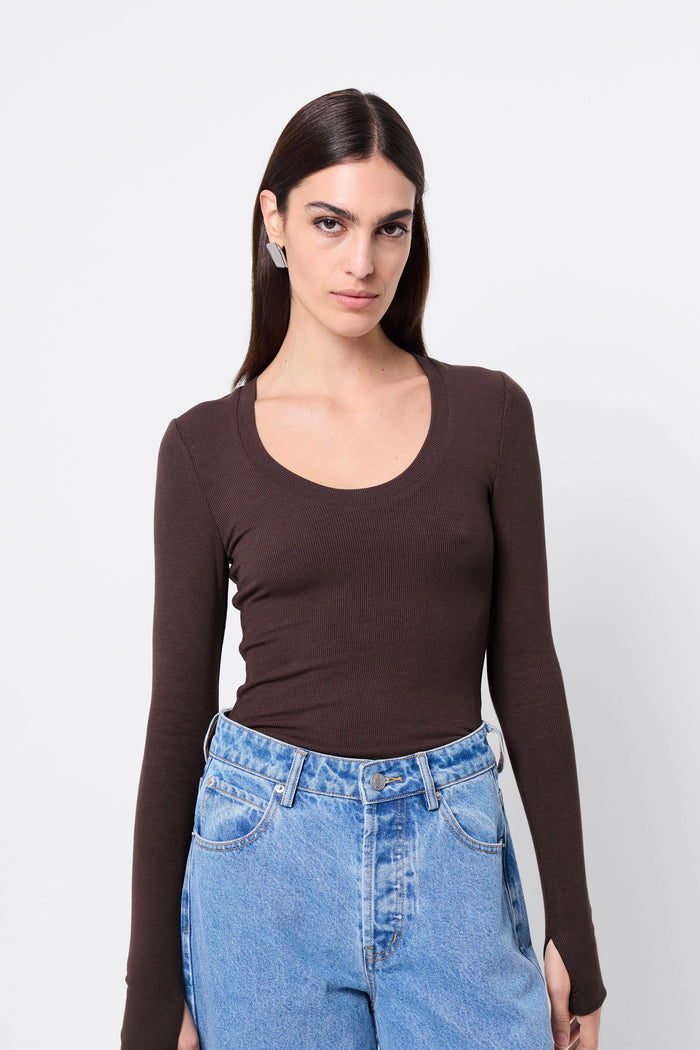 Mossman - Lincoln Top - Chocolate