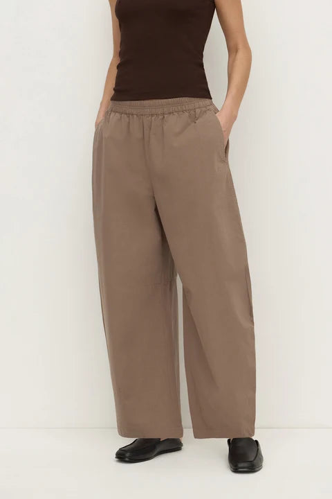 Assembly - Elaine Washed Cotton Pant - Dark Sand