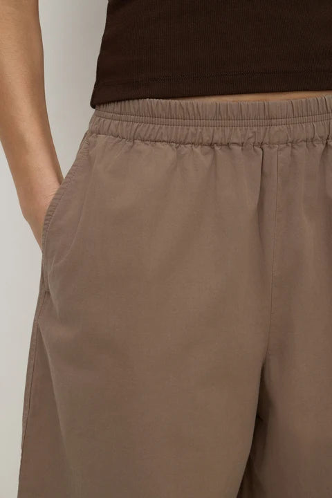 Assembly - Elaine Washed Cotton Pant - Dark Sand